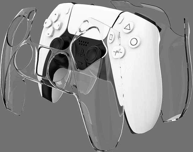 Sony PlayStation 5 DualSense Controller Schutzhülle Ultra Slim Transparent für PS5 Gamepad Zubehör - Bild 1