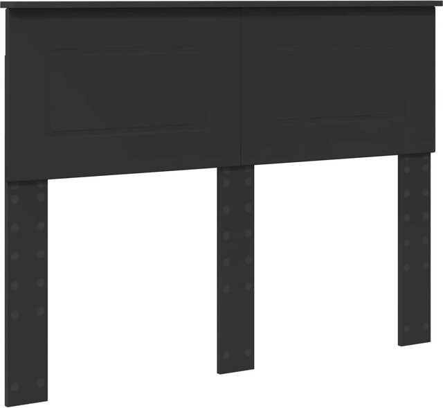 vidaXL Kopfteil in Schwarz und Eichen-Optik aus Holzwerkstoff, Breite: 120 cm - Bild 1