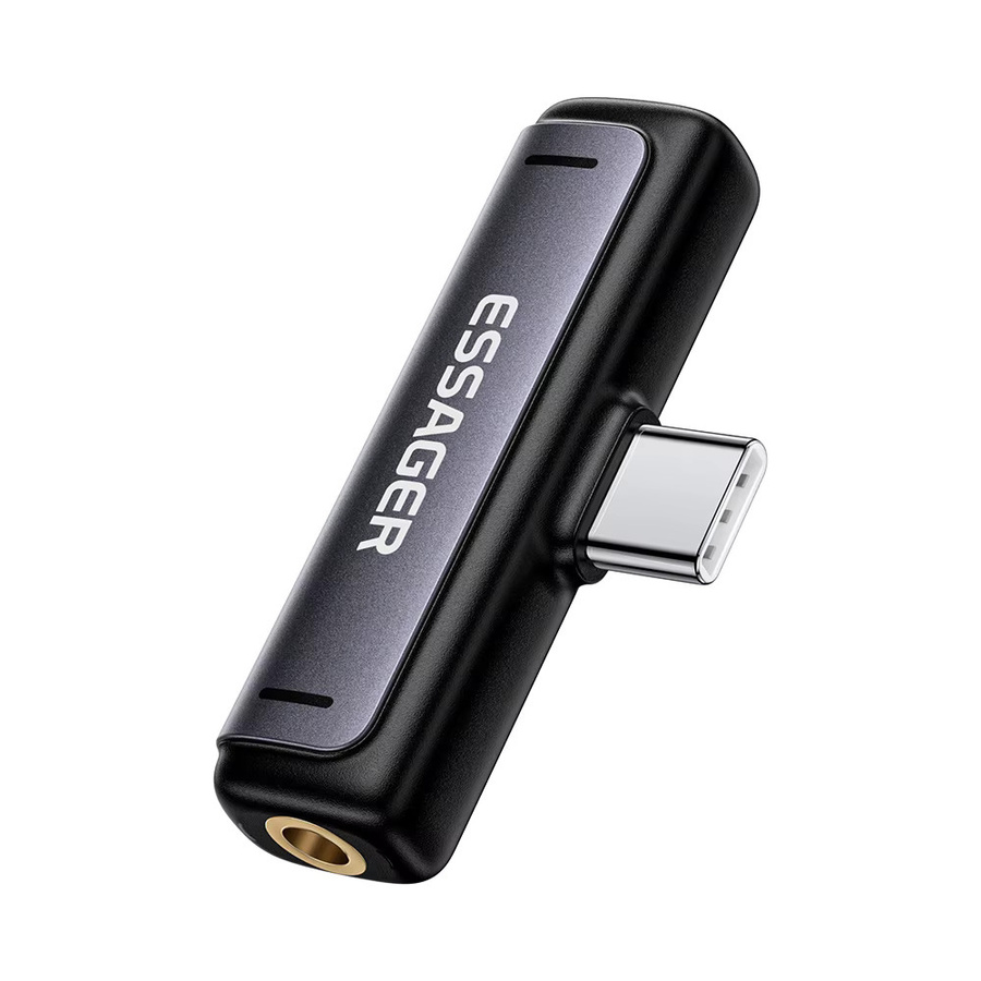 Essager 2-in-1 USB-C zu 3,5mm Kopfhörer-Adapter mit 60W Ladefunktion für iPhone, MacBook und Xiaomi - Bild 6