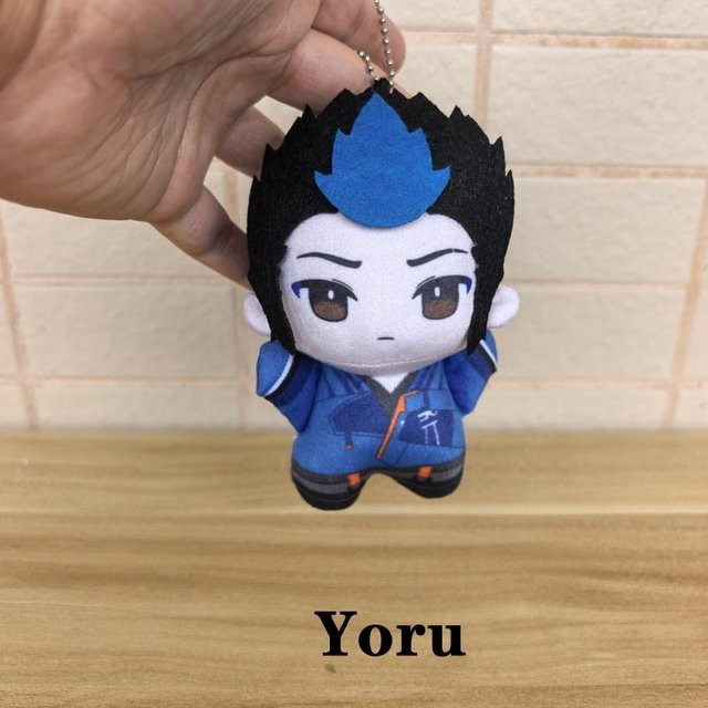 Yiran toy Valorant Gekko Yoru Viper Plüschtiere, Schlüsselanhänger, 10cm - Bild 1