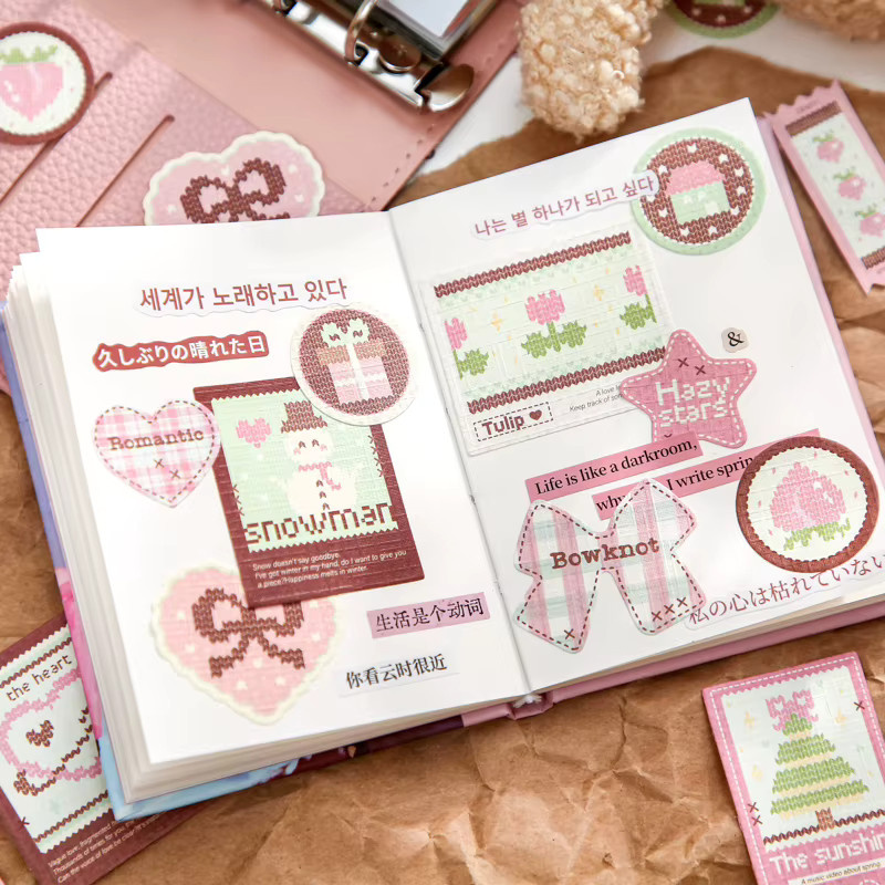 Mr.Paper Karton-Aufkleber im Vintage-Stil für Scrapbooking und DIY-Bastelbedarf, 30 Blatt, Multicolour - Bild 3