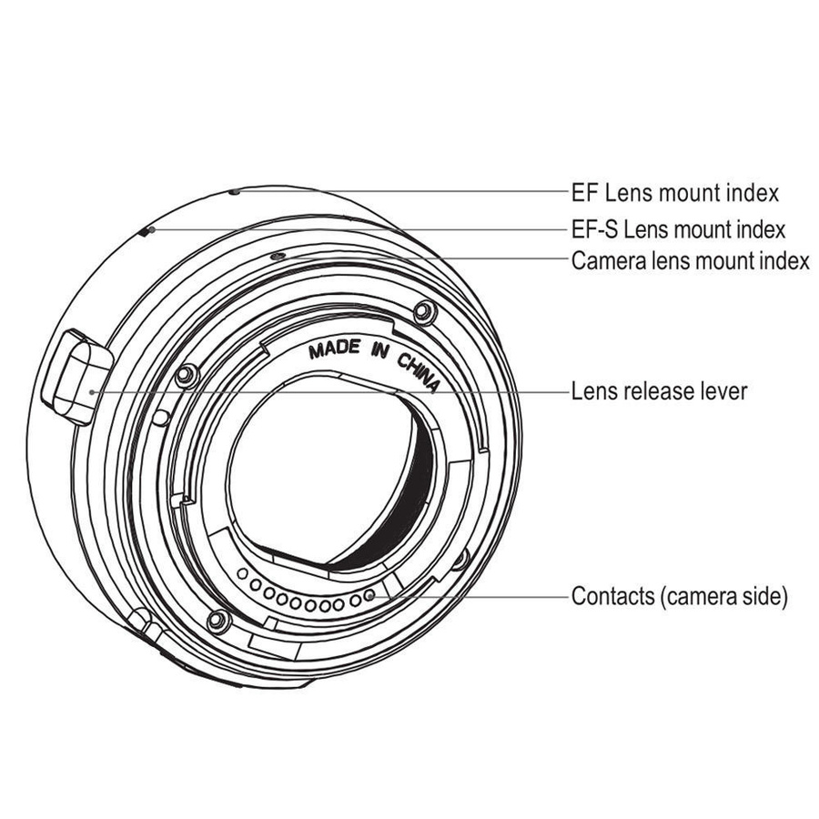Viltrox AF EF-EOS M Mount Objektivadapter für Canon EF und EF-S Objektive auf Canon EOS, Schwarz - Bild 5