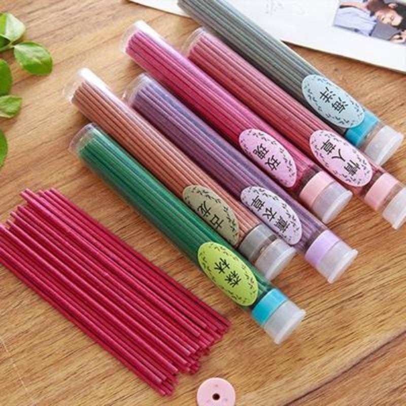 TIHUAT Räucherstäbchen Set mit Vanille, Sandelholz, Rose und Jasmine, 50 Stück - Bild 1