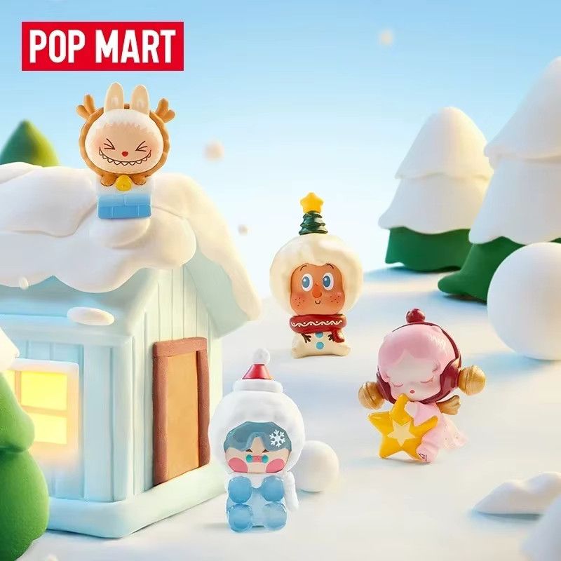 POP MART POP BEAN Weihnachten Mystery Box Blind Box Spielzeugfiguren Multicolor - Bild 2