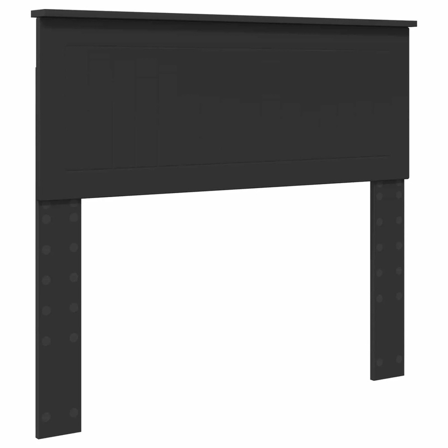 vidaXL Kopfteil in Schwarz und Eichen-Optik aus Holzwerkstoff, Breite: 100 cm - Bild 2