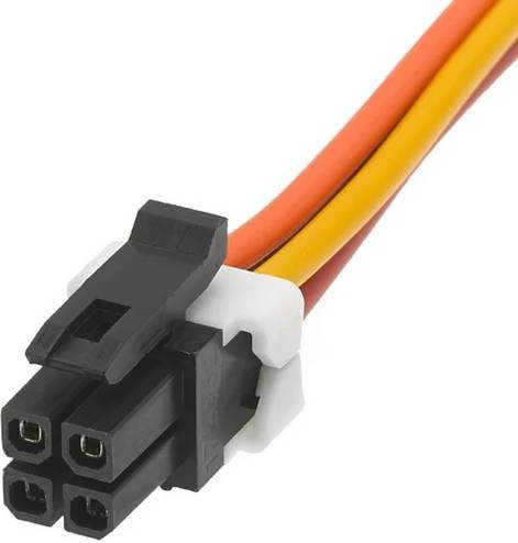 Molex Buchsengehäuse-Kabel 4-polig in Schwarz und Multicolour (451320410 Bulk) - Bild 1