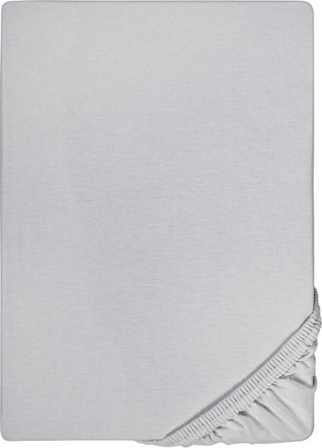 Matratzen Discount Spannbetttuch Jersey Weiß B/T: 180 x 200 cm - Bild 1