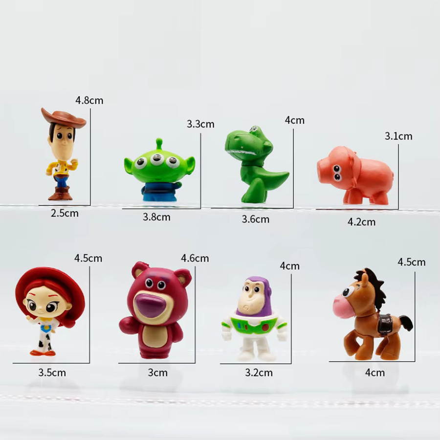 Bandai Toy Story Disney Buzz Lightyear Actionfiguren, 8-teiliges Set - Bild 2
