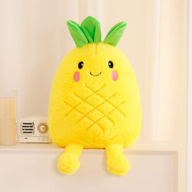 Yiran toy Regenbogen Ananas Plüschtier, Kawaii Stofftier, ab 14 Jahren - Bild 1