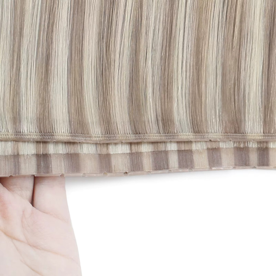 Ugeat Butterfly Weft Haarverlängerungen, Genius Weft Echthaar - Bild 2
