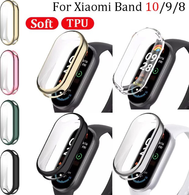 Smartwatch-Schutzhülle TPU, Keramik, Xiaomi Mi Band 10 9 8 NFC - Bild 1