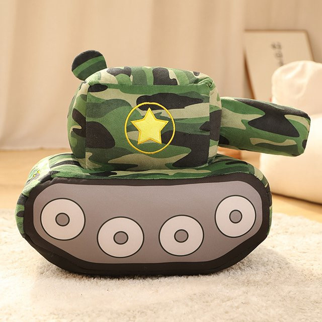 pangcangshu Tank Auto Plüsch Puppe, Fahrzeuge, Grün - Bild 1