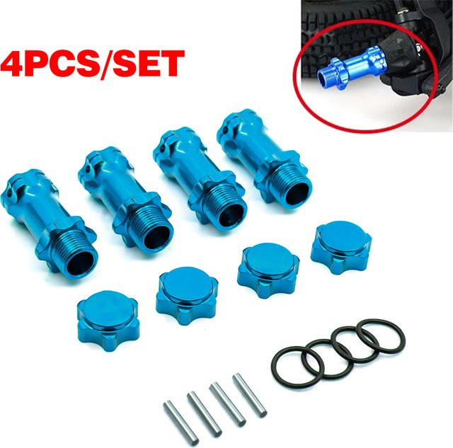 RS Rad Hex Hub M17 17mm M37 37mm Verlängerung Adapter, 4-teiliges Set, 1:8 RC Modell Auto Teile - Bild 1