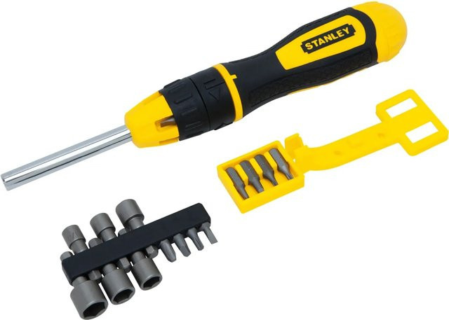 Stanley Multi-Bit Ratschenschraubendreher-Set 20-tlg. in Gelb - Bild 1