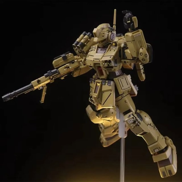 TAKARA TOMY HG 1/144 RGM-79S GM Spartan Desert Version, Actionfigur, Mech Bausatz - Bild 1