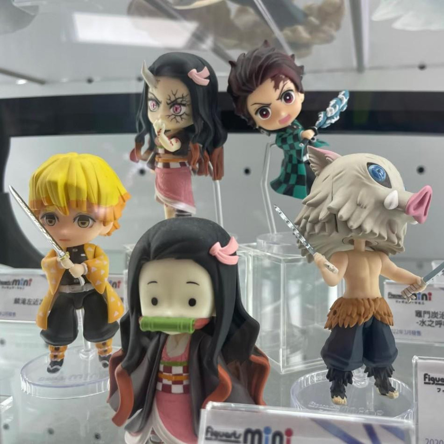 Fashnics Demon Slayer Kimetsu no Yaiba Kamado Tanjirou Kamado Nezuko Agatsuma Figur 6-teiliges Set - Bild 2