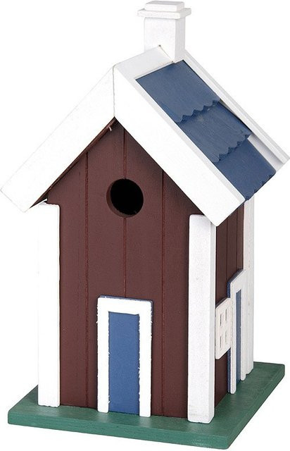 Esschert Design Vogel-Villa Nistkasten aus Holz in Bunt, Höhe: 27,5 cm - Bild 1