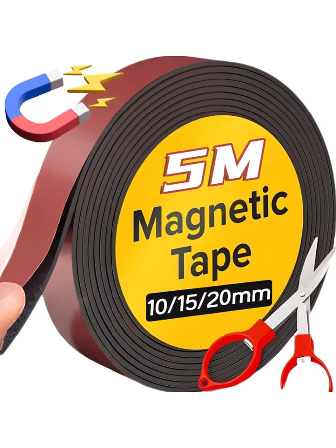 Selbstklebendes Magnet-Gummiband in Schwarz für Fliegengitter und Moskitonetze - Bild 6