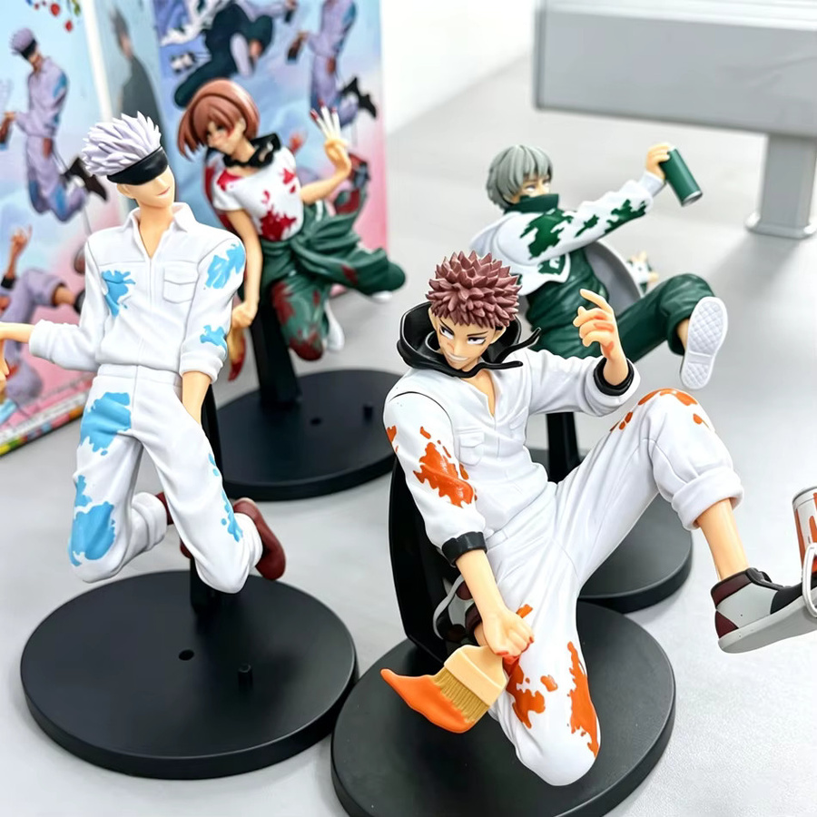 SEGA Jujutsu Kaisen Inumaki Toge Fushiguro Megumi Kugisaki Nobara Panda, Actionfiguren, PVC - Bild 5