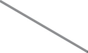 Blum TANDEMBOX Querreling für Innenauszug, zum Ablängen, für TANDEMBOX intivo/antaro, Farbe: Weissaluminium, Länge: 1046,3 mm - Bild 1