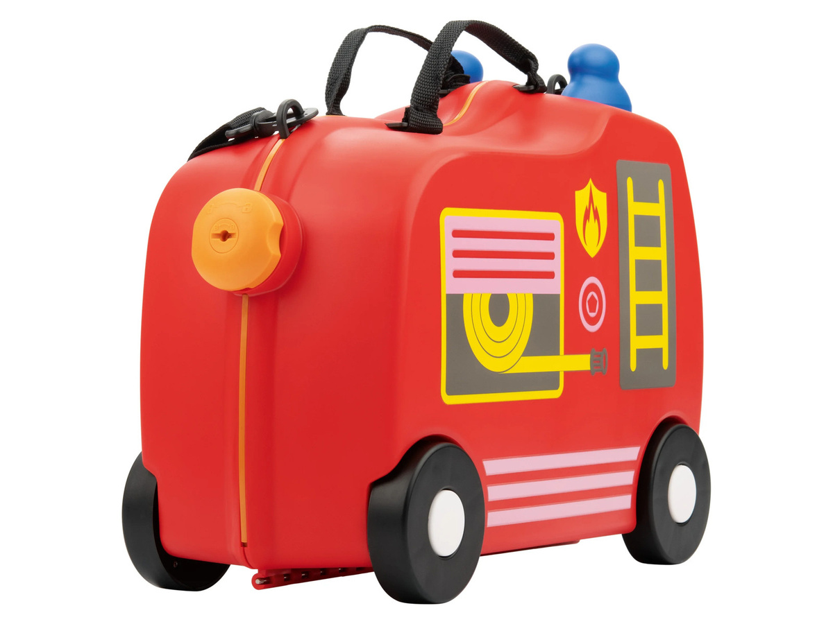 LUPILU Kinder Koffer zum Draufsitzen Feuerwehr - Bild 2