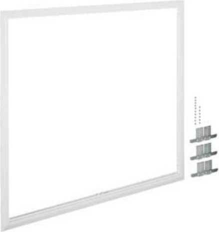 Hager Blendrahmen universZ 4-feldrig aus Metall in Weiß RAL9010 für Schrankgröße 1100 x 1050 mm - Bild 1