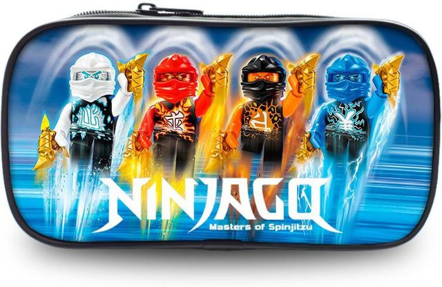 SolaceStone Ninjago Federmäppchen für Kinder aus Textil in Pink und Multicolour - Bild 1