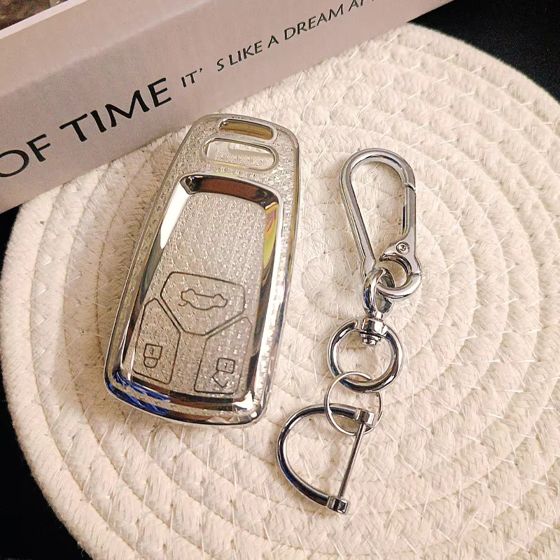 ICAR Schlüsselhülle Weiß Diamant TPU für Audi Q5 Q7 TT A4 B9 A5 A6 8S 8W 4M S4 S5 S7 TTS TFSI RS Fernbedienung Abdeckung - Bild 2