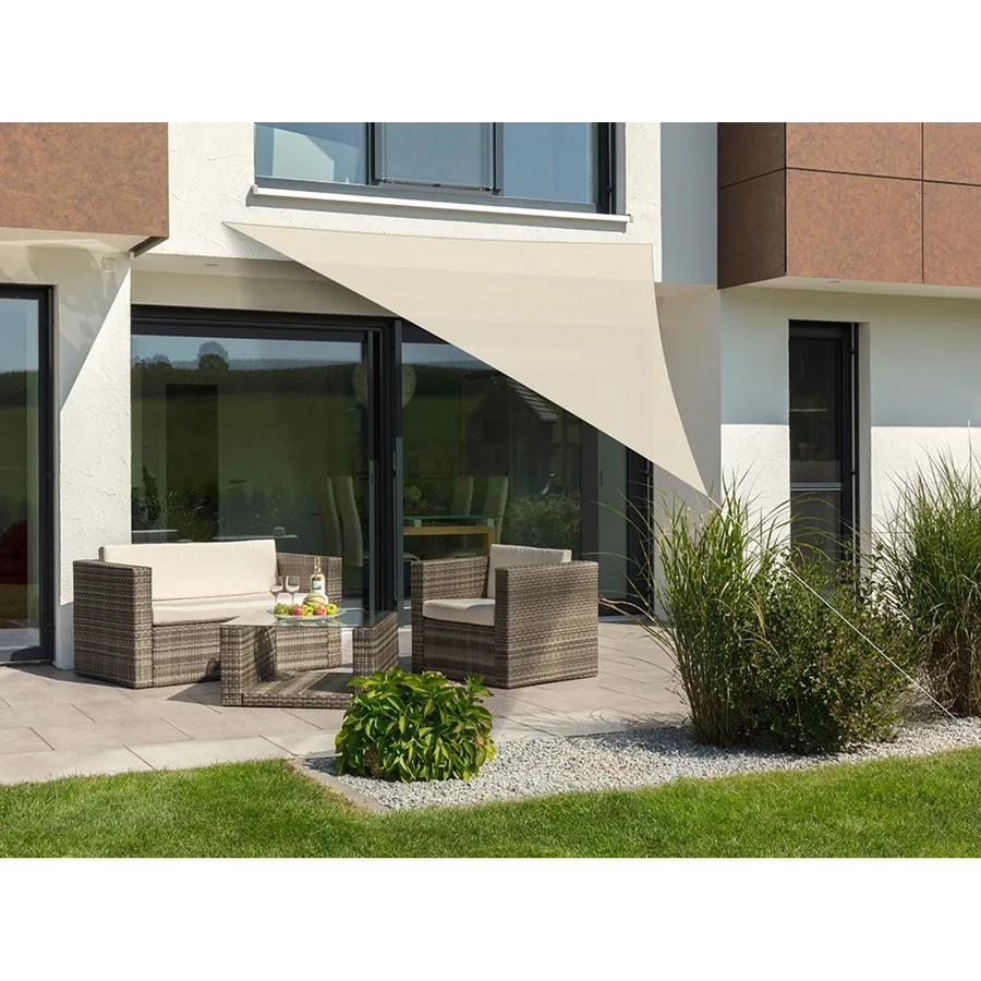 Schneider Sonnensegel Teneriffa in Beige aus HDPE-Gewebe, B/B/B: 360 x 360 x 360 cm - Bild 2
