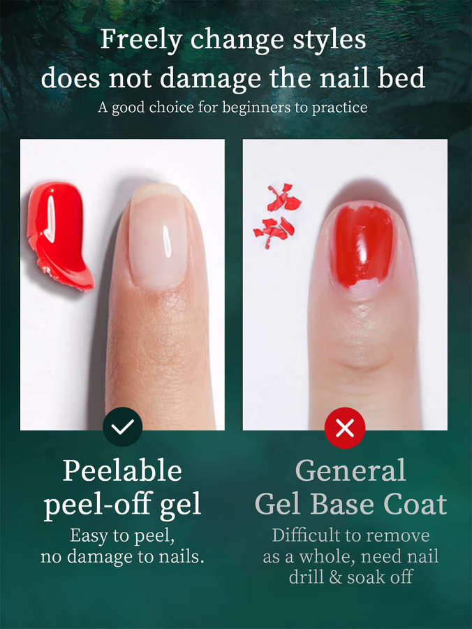 RSNAIL Peel-Off Unterlack für Gel-Nagellack, 12g, Unisex - Bild 5