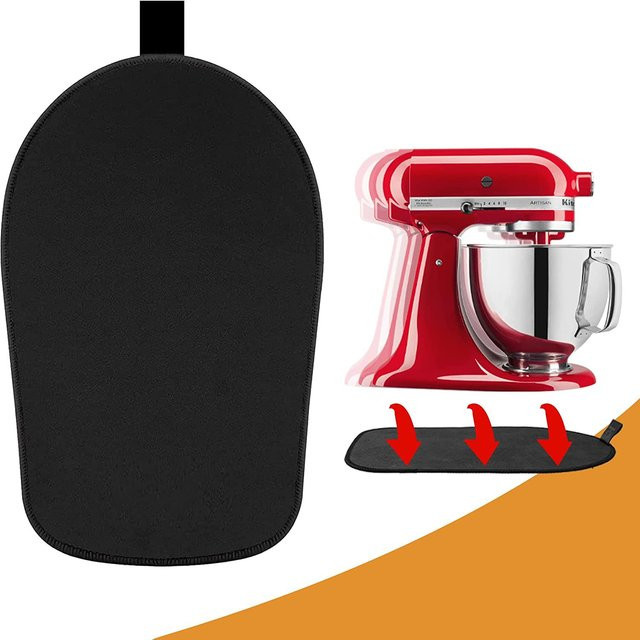 DUTRIEUX Gleitmatte für KitchenAid Standmixer, kompatibel mit 4,5-5 Qt Tilt-Head Modellen, Schwarz - Bild 1