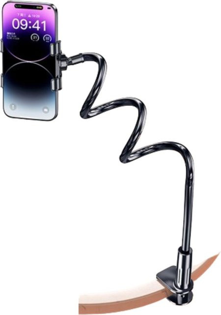 Flexibler Handyhalter von Ruisenes für Nachttisch und Live-Übertragungen, Farbe: Schwarz, Breite: 120 cm - Bild 1