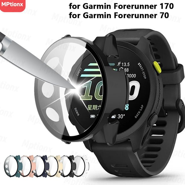 Mptionx Displayschutzfolie und Hülle für Garmin Forerunner 170 165, Unisex - Bild 1
