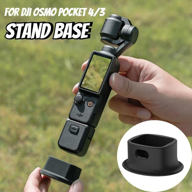Rutschfeste Silikon-Desktop-Basis für DJI Osmo Pocket 4 und DJI Osmo Pocket 3 in Schwarz - Bild 1