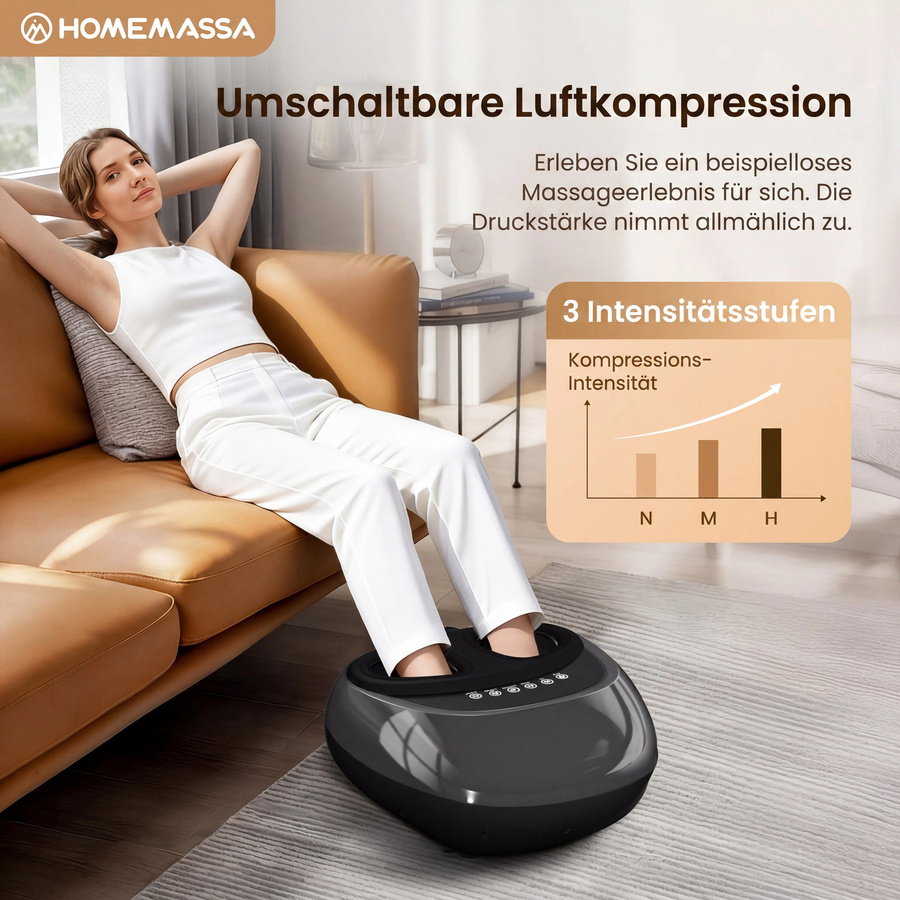 HIMOUTA Fußmassagemaschine, Schwarz, Unisex - Bild 4