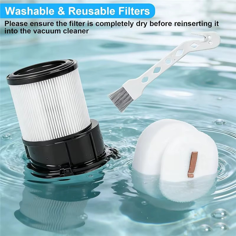 INLIG Ersatz-Vakuumfilter für Shark Reiniger der Modelle IP3251, IP3251C, IP3252, IP3251EUT, IP1251 und IP1250 in Weiß und Braun - Bild 6