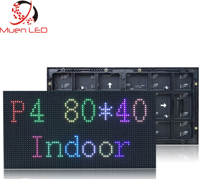 Muen P4 Innen SMD LED Anzeige Modul Schwarz, 320 x 160 mm, 80 x 40 Punkte - Bild 1