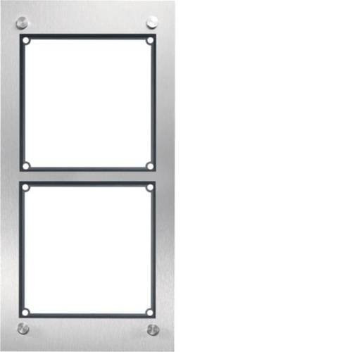 Hager REM102X Rahmen in Silber aus Edelstahl - Bild 1
