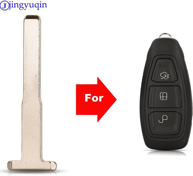 Jingyuqin 10er Set Remote Folding Flip Blank Schlüssel ungeschnittene Klingen für Ford Mondeo Fiesta Focus Titan - Bild 1
