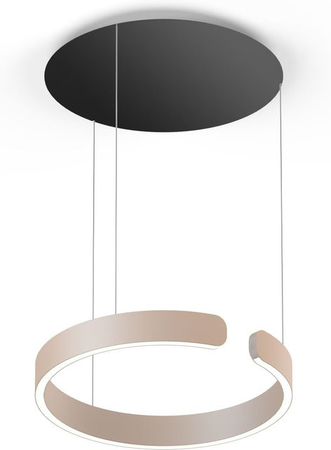Occhio Mito sospeso 40 up LED-Pendelleuchte in Gold matt und Schwarz matt mit Occhio air Modul und höhenverstellbarer Aufhängung bis max. 350 cm - Bild 1
