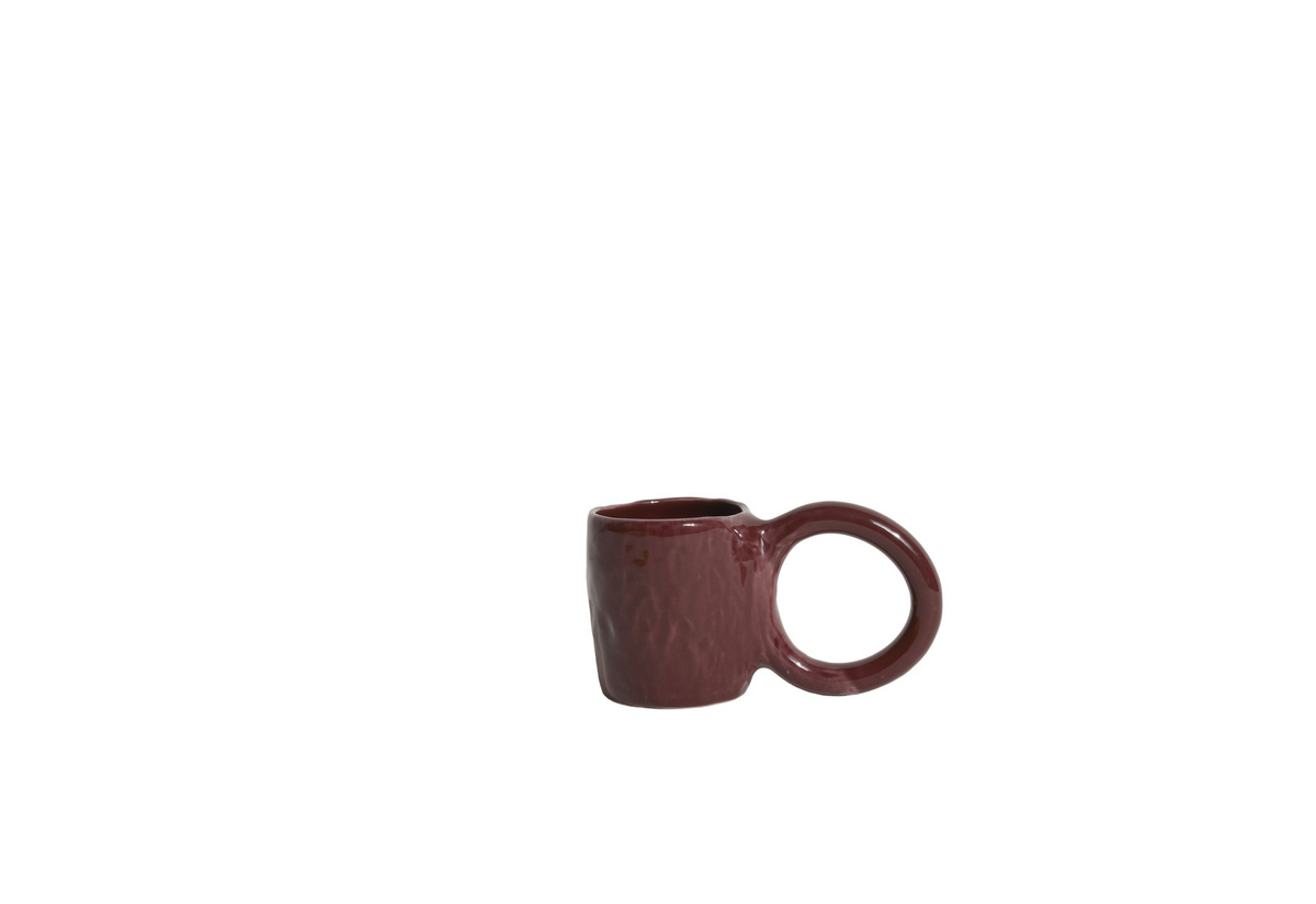 Petite Friture Donut Tasse aus Keramik in Rot - Bild 2