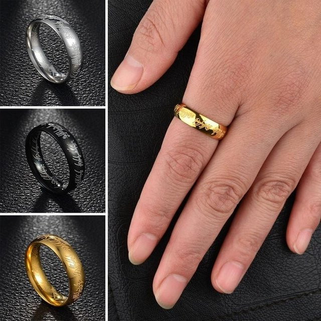 Ring Titanstahl, Silber, Herren Damen, Unisex - Bild 1
