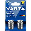 Varta Ultra Lithium AAA Micro Batterien, 1,5 V, 1100 mAh, 4 Stück - Bild 4