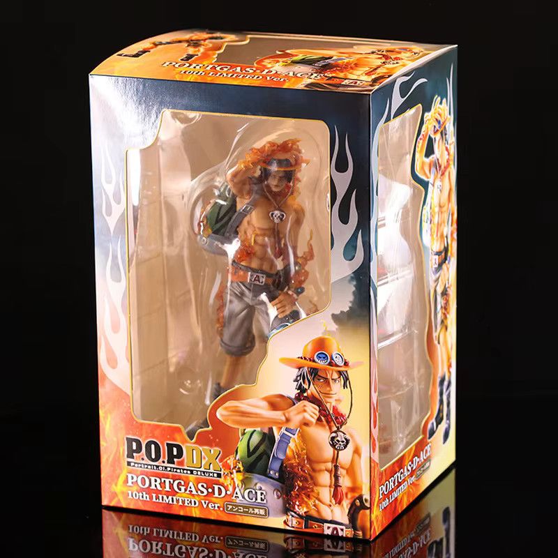 Bandai One Piece 10th Anniversary Sammlerfigur Fire Fist Ace und Ruffy Brother Modell aus PVC in Multicolor - Bild 4