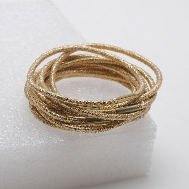 Haarbänder Kinder, Gold Silber, beige - Bild 1