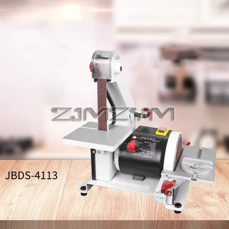ZJMZYM Tisch-Sandpoliermaschine mit Bandschleifer und runder Scheibe, 220 V - Bild 2