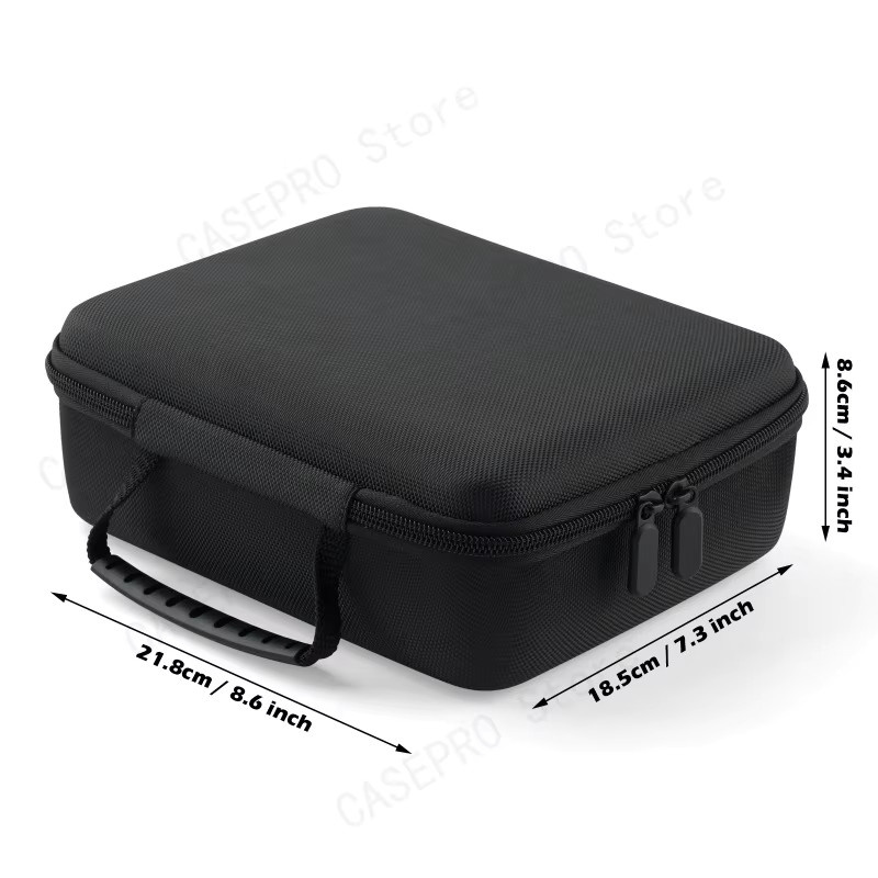 HUOAED Uhren-Aufbewahrungsbox, 6-fach, schwarz, Fabric - Bild 3