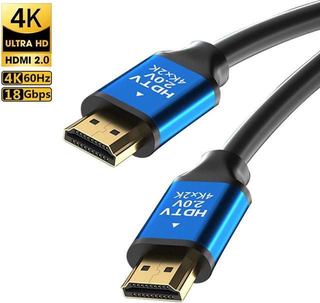 FDBOY HDMI 2.0 Kabel für 4K 60Hz Ultra HD, 2K und 1080P kompatibel für TV, Laptop und PS4 - Bild 1