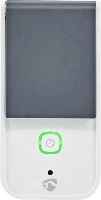 Nedis Smart-Stecker in Weiß und Grau aus Kunststoff B/H/L: 6 x 11,5 x 9 cm - Bild 1