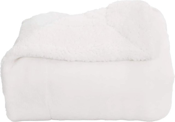 vidaXL Überwurfdecke Weiß aus Fleece, B/B: 240 x 270 cm
